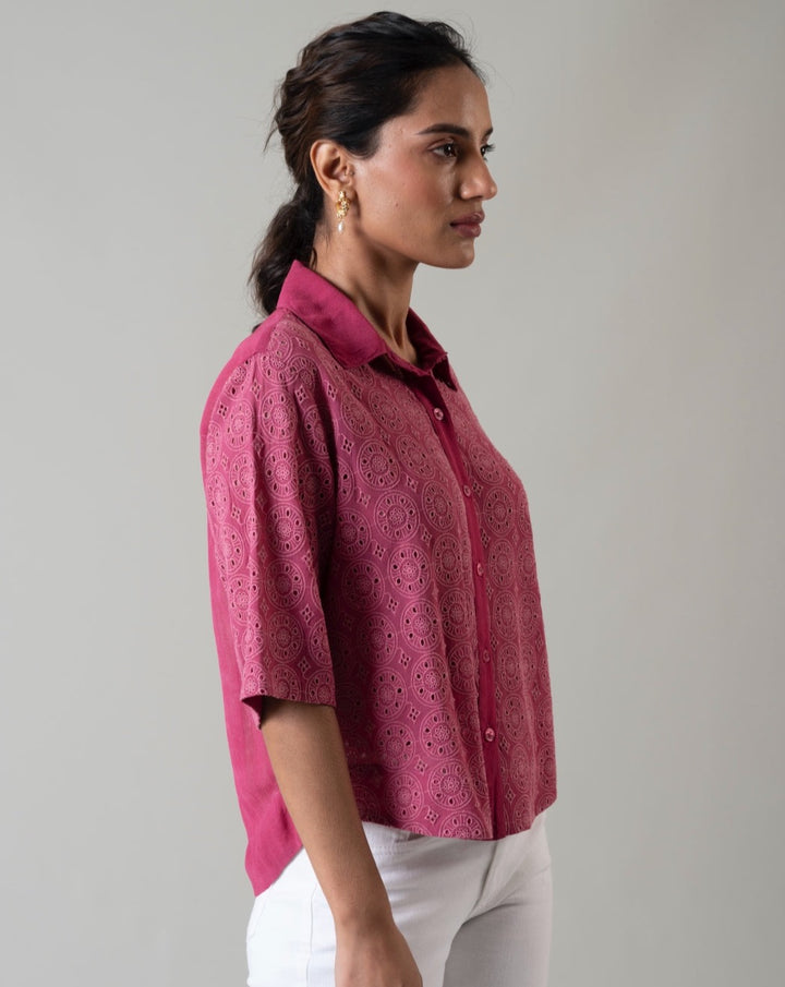Ava Schiffli Shirt