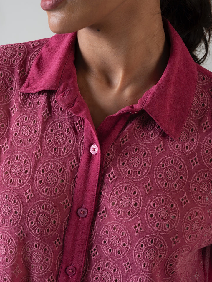 Ava Schiffli Shirt