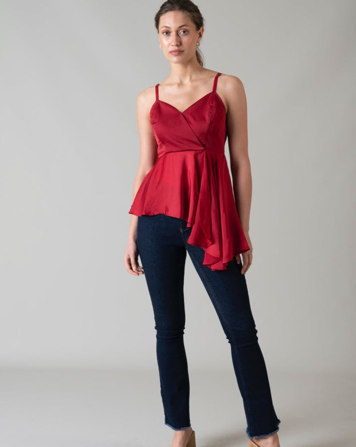 Zoe Satin Top