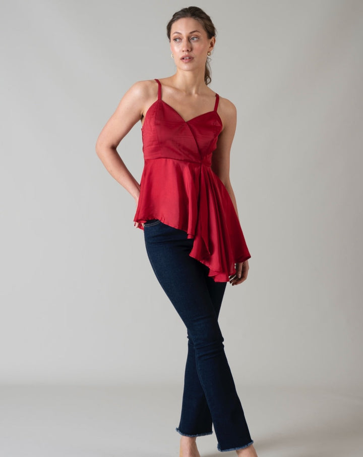Zoe Satin Top