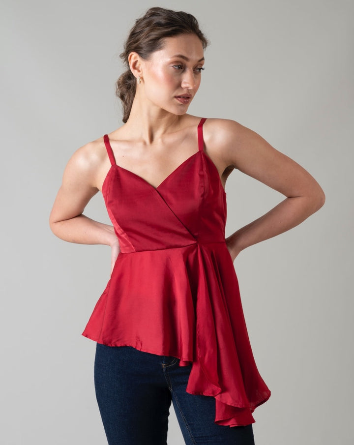 Zoe Satin Top