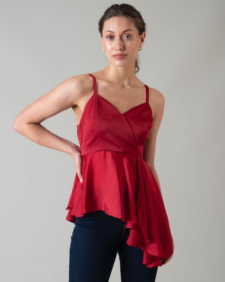 Zoe Satin Top