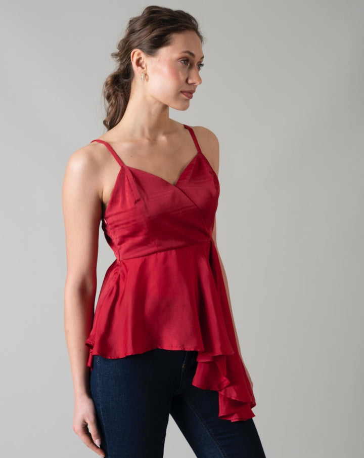 Zoe Satin Top