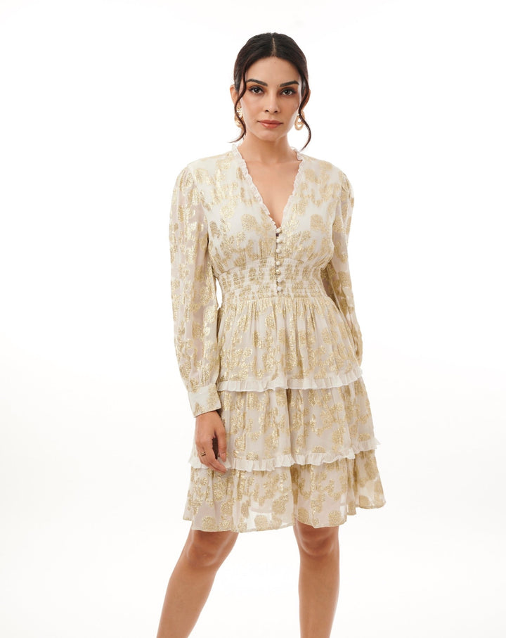 Aurelia Tiered Mini Dress
