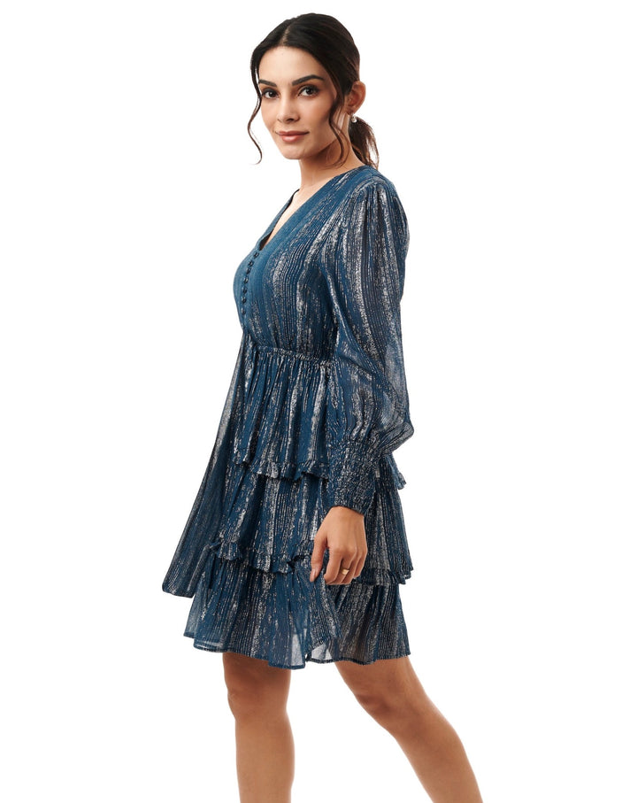 Beryl Mesh Tiered Dress