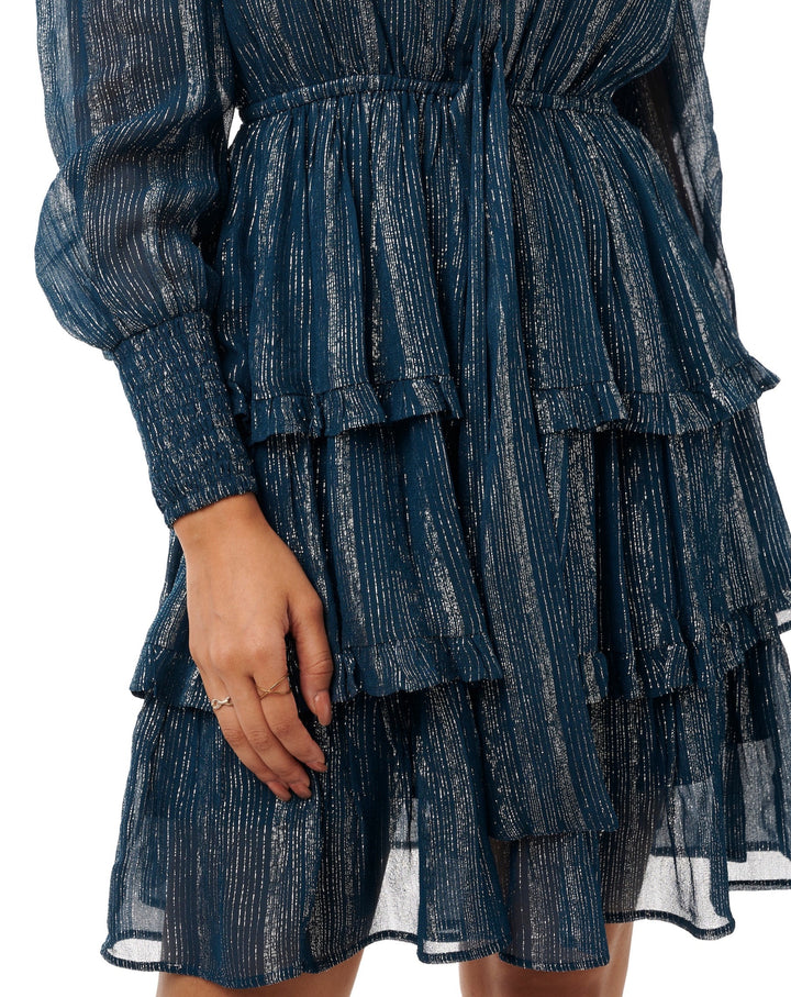Beryl Mesh Tiered Dress