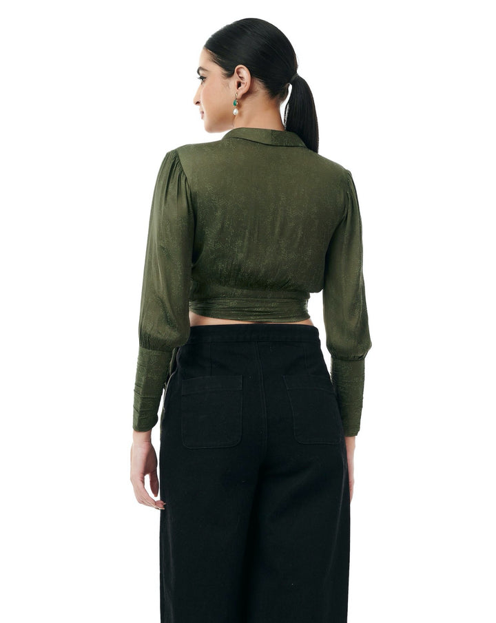 Eva Jacquard Crop Top