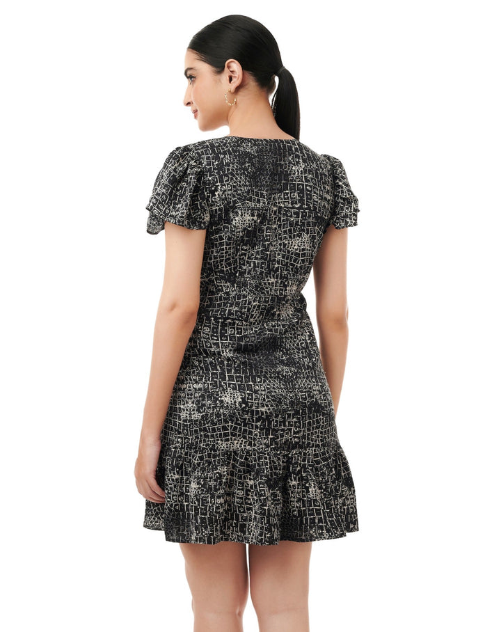 Julia Printed Short Dress