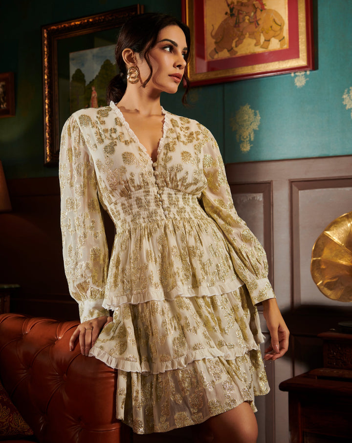 Aurelia Tiered Mini Dress