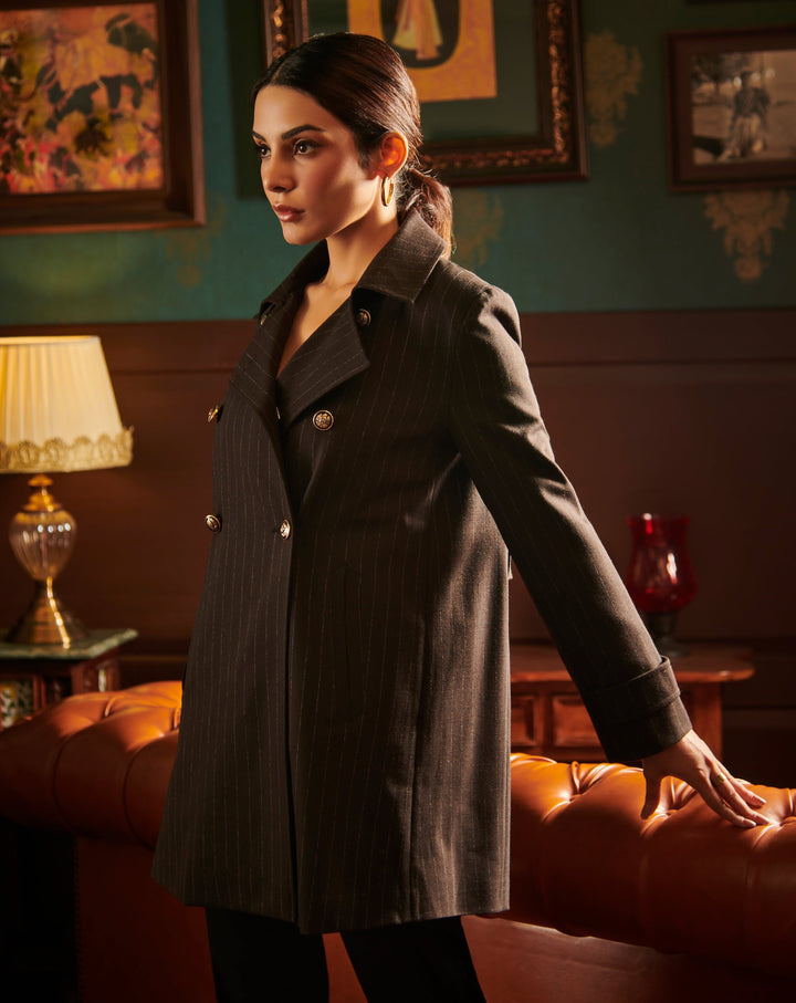 Umber Italian Wool Snug Coat