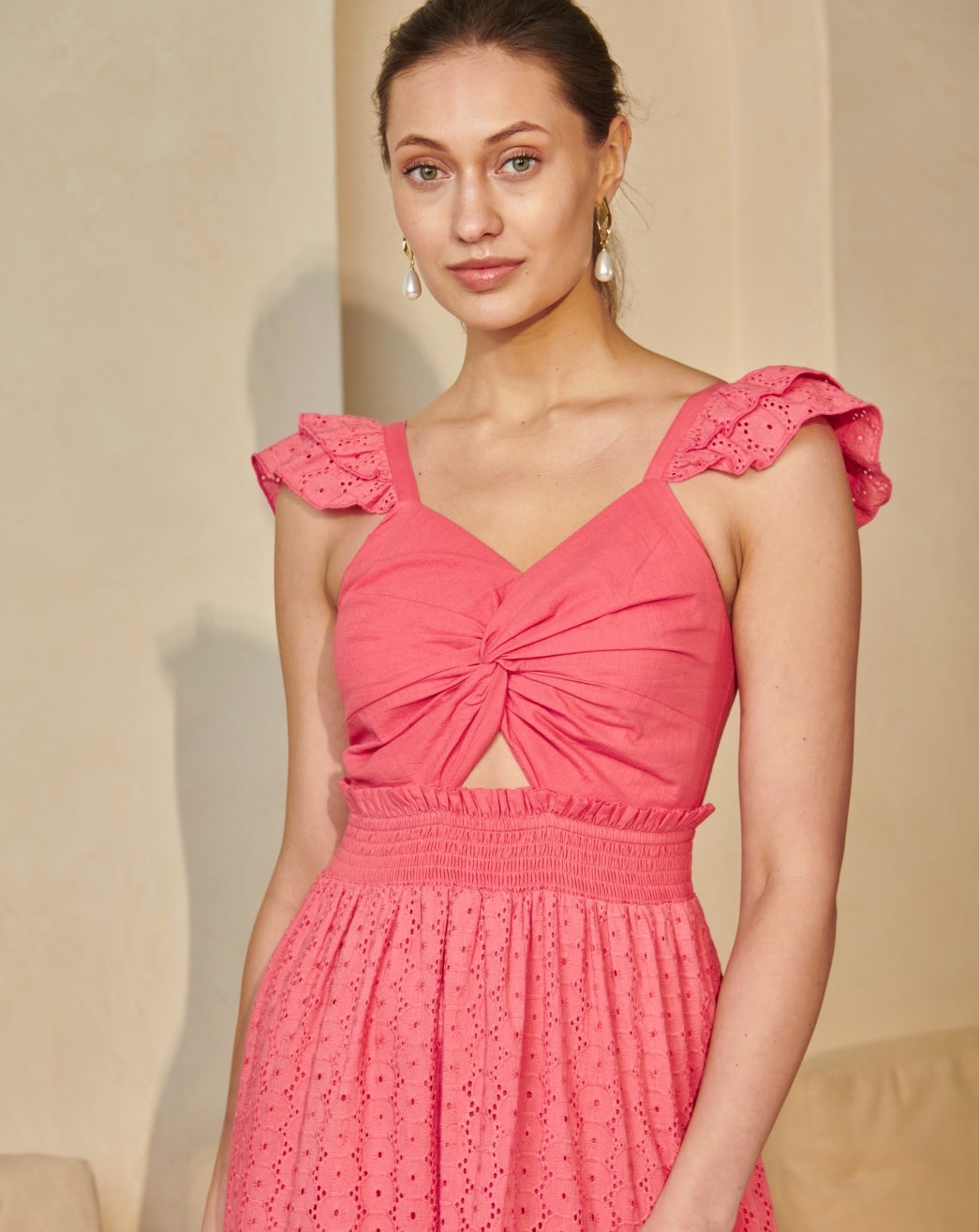 Elle Pink Maxi Dress