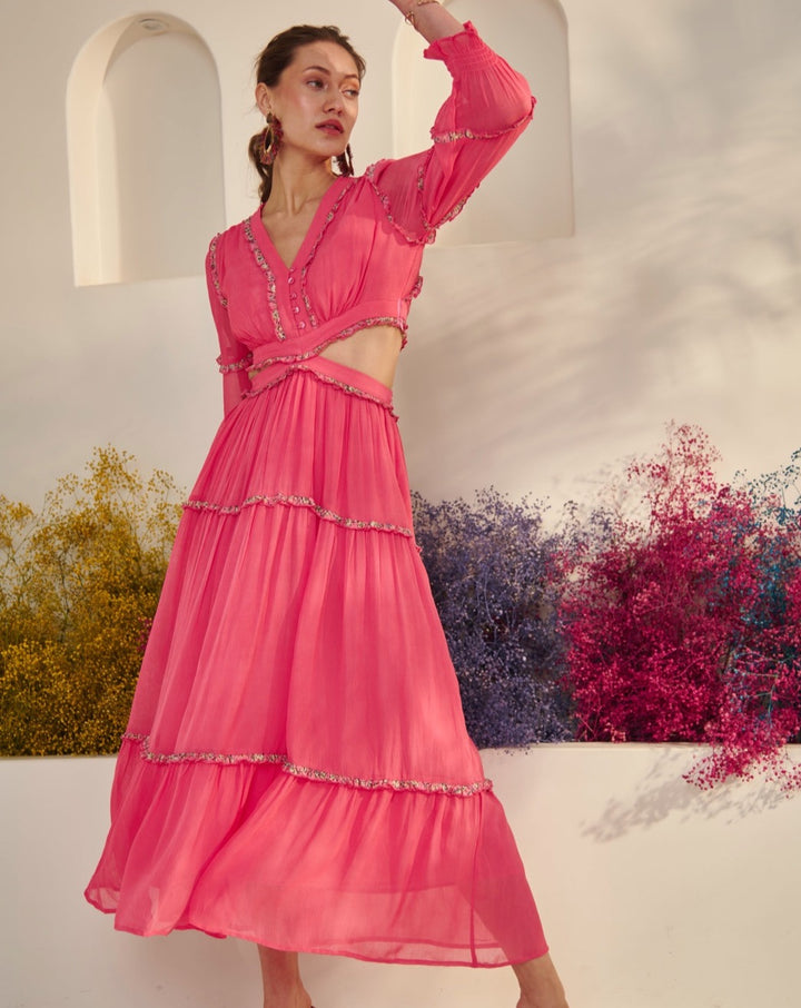 Heidi Ruffled Maxi Dress