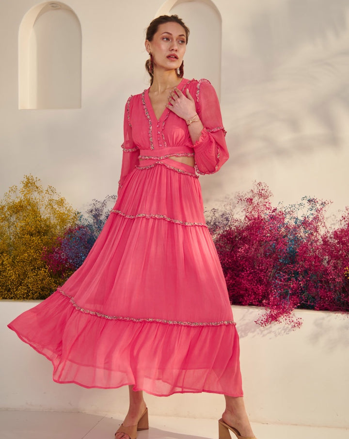 Heidi Ruffled Maxi Dress