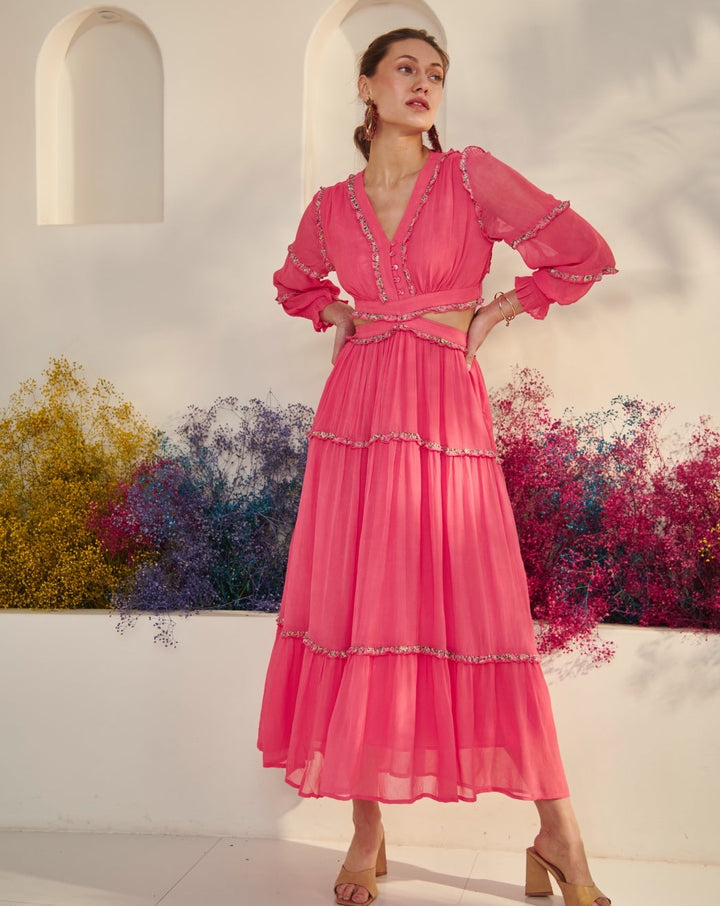 Heidi Ruffled Maxi Dress