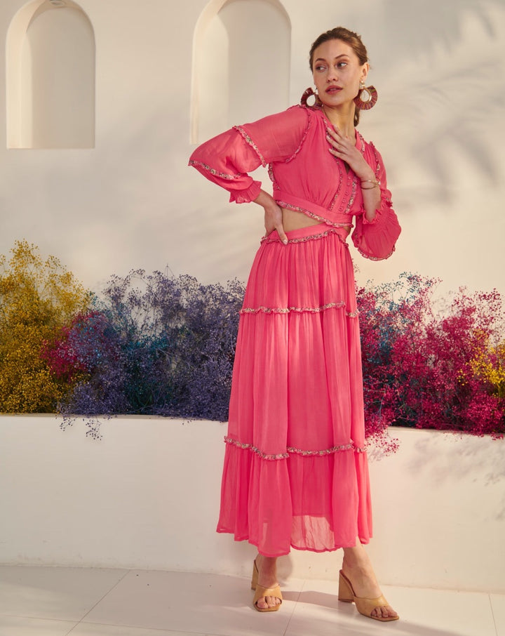 Heidi Ruffled Maxi Dress