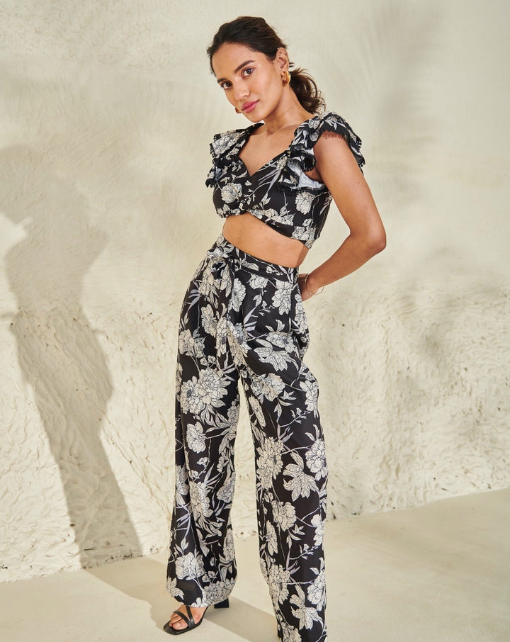 Carina Floral Crop Top