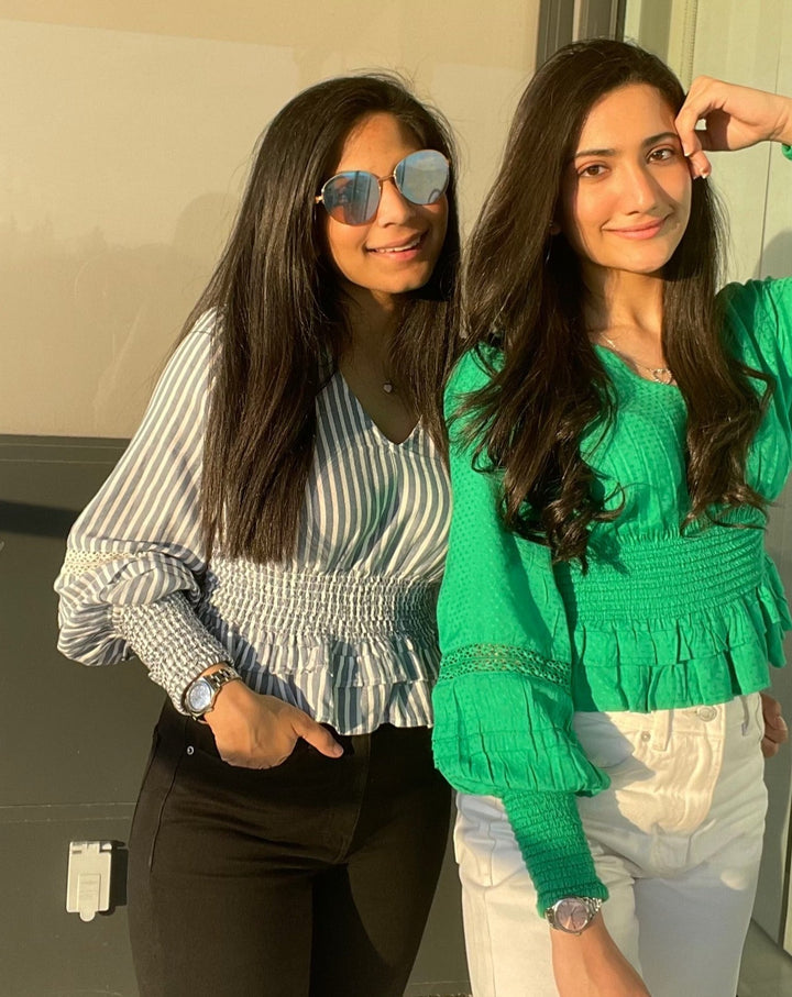 Green Statement Top